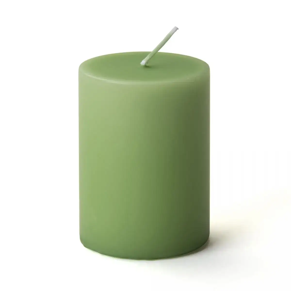 شمع سبز استوانه‌ای مدل لومین از برند ثوری دیزاین با طراحی دکوری مناسب دکوراسیون داخلی و فضای آرامش‌بخش