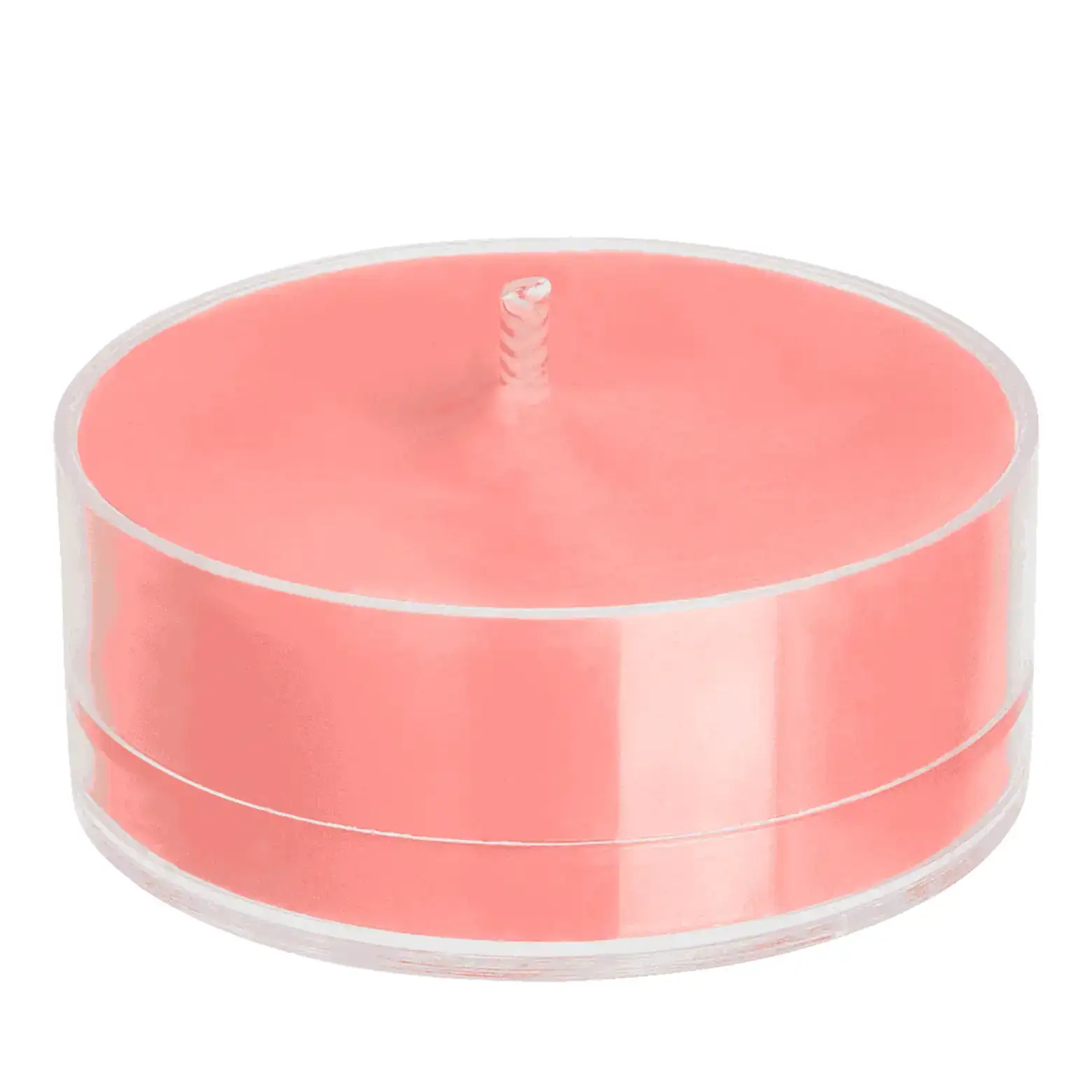 شمع تی‌لایت معطر هندوانه‌ای تکی با طراحی فانتزی از برند ثوری دیزاین روی بک‌گراند سفید