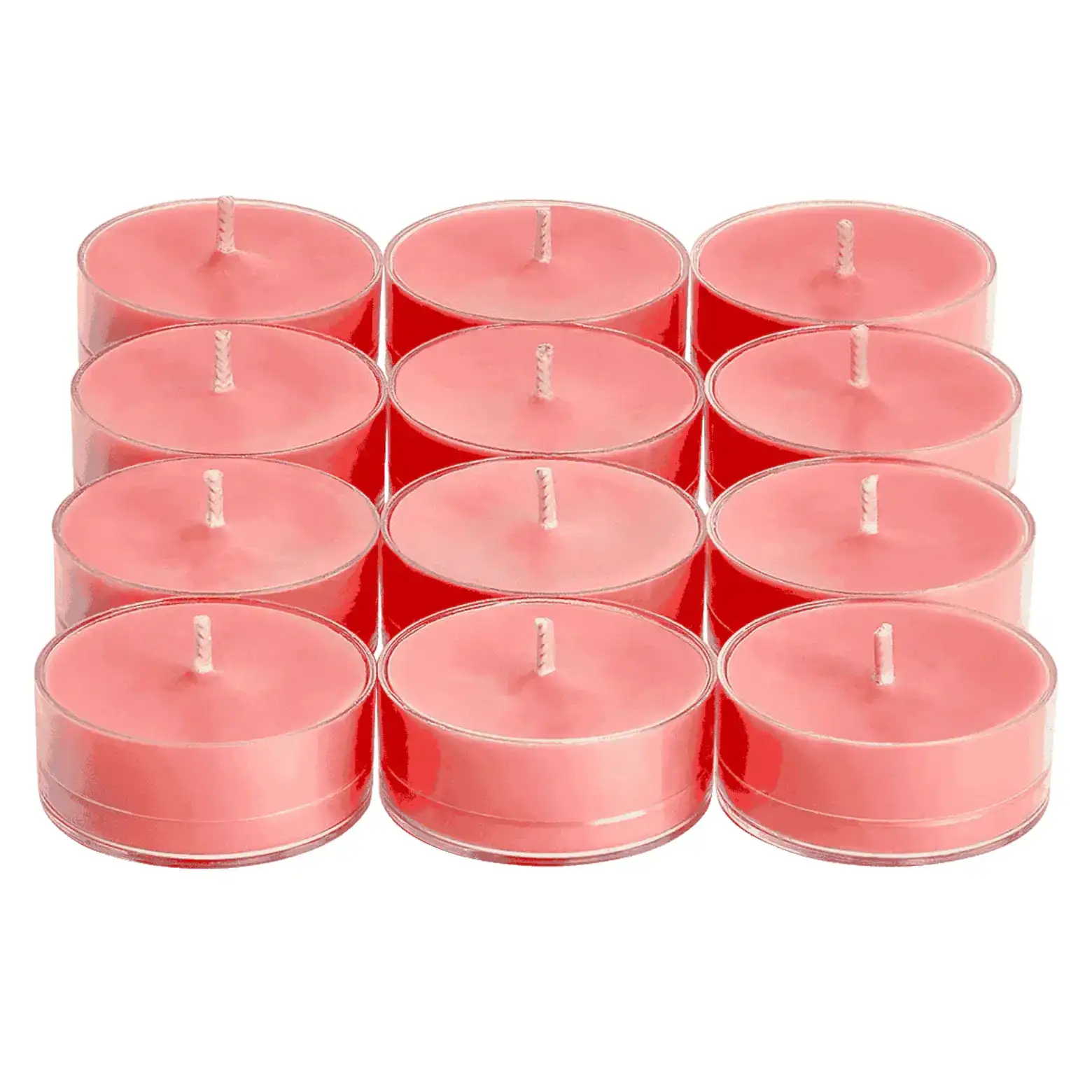 مجموعه 12 عدد شمع وارمر هندوانه‌ای خوشبو از برند ثوری دیزاین با طراحی فانتزی و دکوری